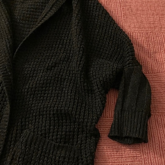 BCBG Max Azria size large flattering oversized open sweater women’s - Picture 2 of 16